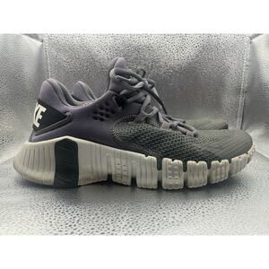 Nike Metcon 4 Gray Athletic Mens Training Shoes Sneakers Size 9 USED